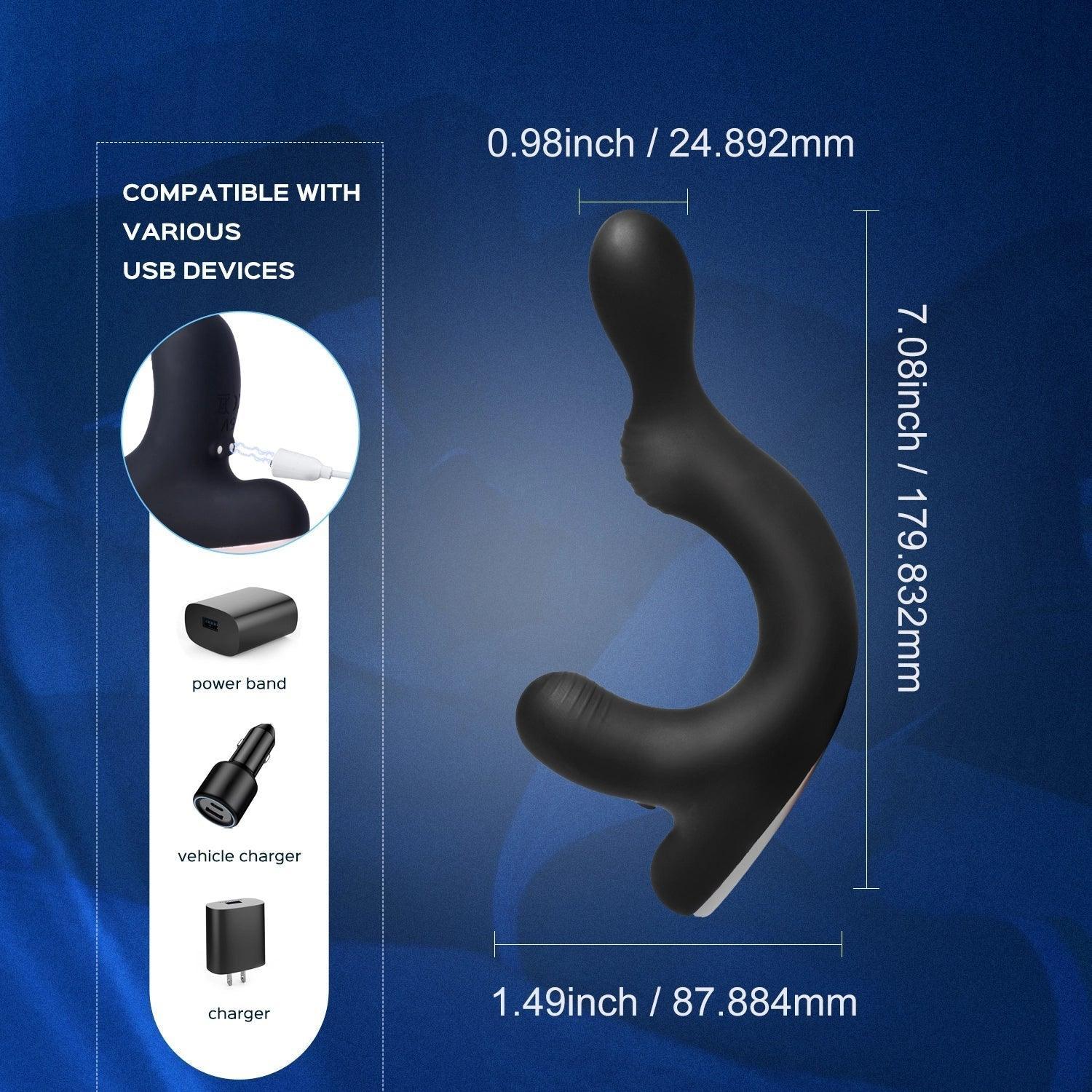 Rocky Vibrating Perineum Scrotum Stimulator - Xoxomoving