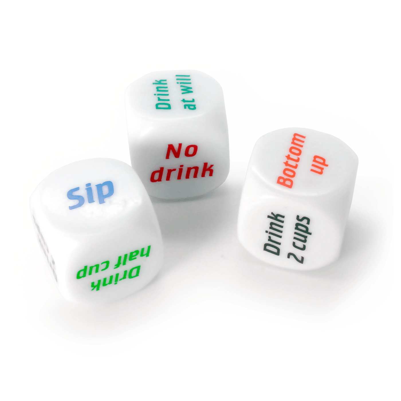 Rolling Decider Drinking Dice - Xoxomoving