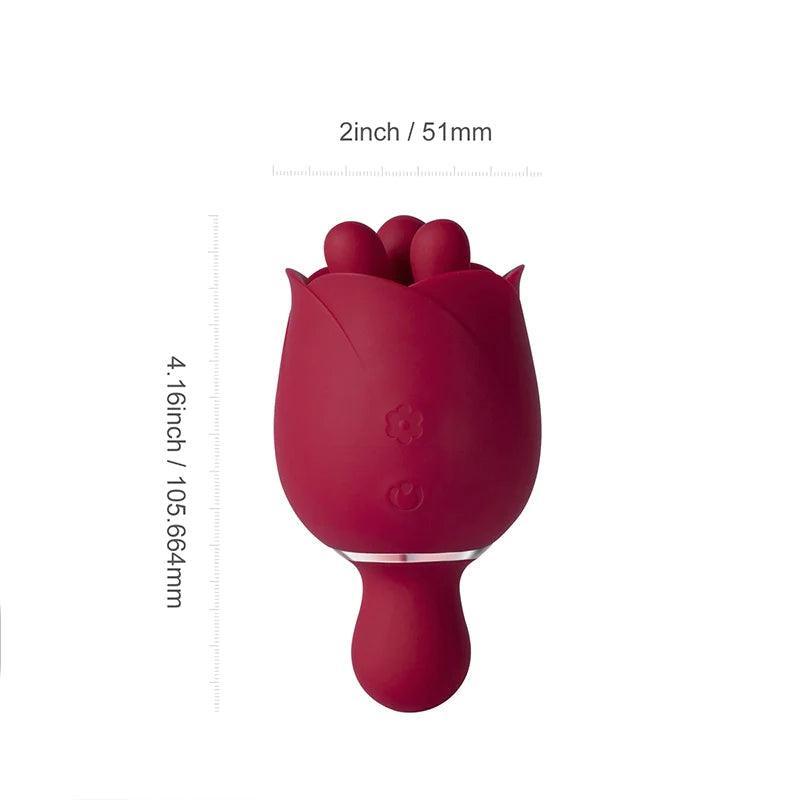 Rosewyn Rotating Rose Toy Vibrator - Experience Sensational Pleasure - Xoxomoving