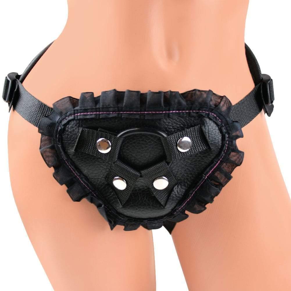 Ruffled Strap-On Harness - Xoxomoving