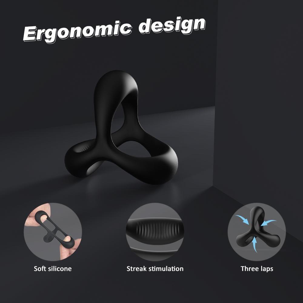 S-HANDE 1.14-Inch Silicone Penis Ring for Erection Enhancing - Xoxomoving