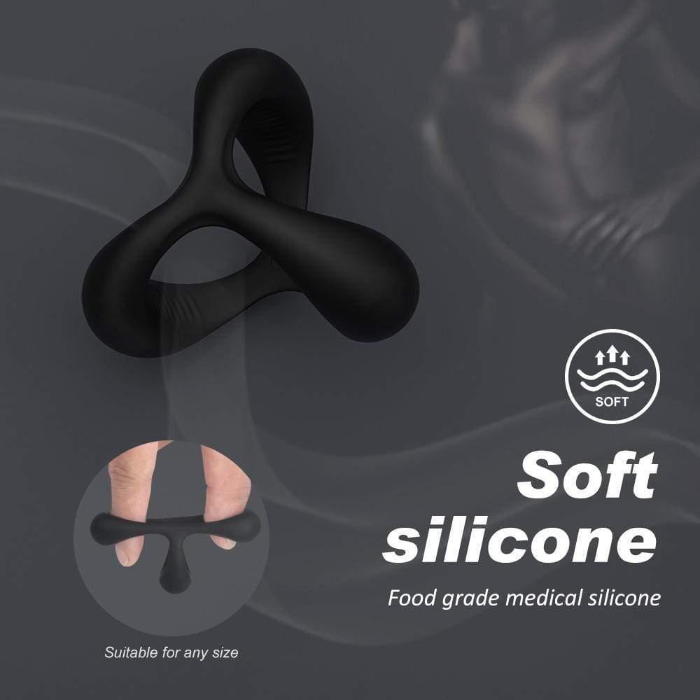 S-HANDE 1.14-Inch Silicone Penis Ring for Erection Enhancing - Xoxomoving