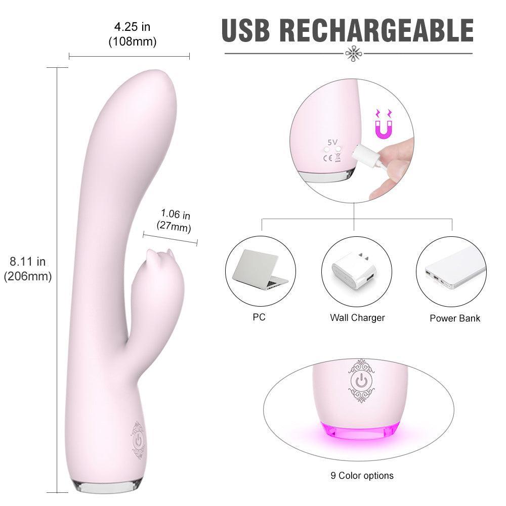 S-Hande Kitten 9-Mode Light Show Vibrator - Xoxomoving