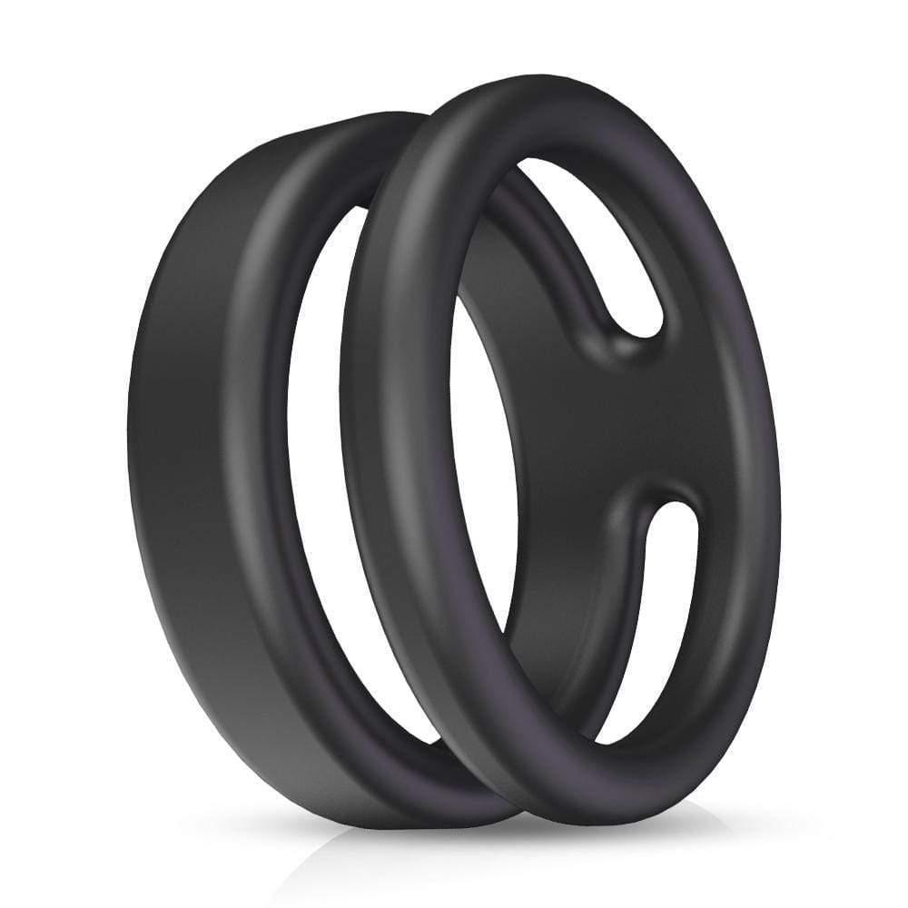 S-HANDE Silicone Erection Enhancing Dual Penis Ring - Xoxomoving