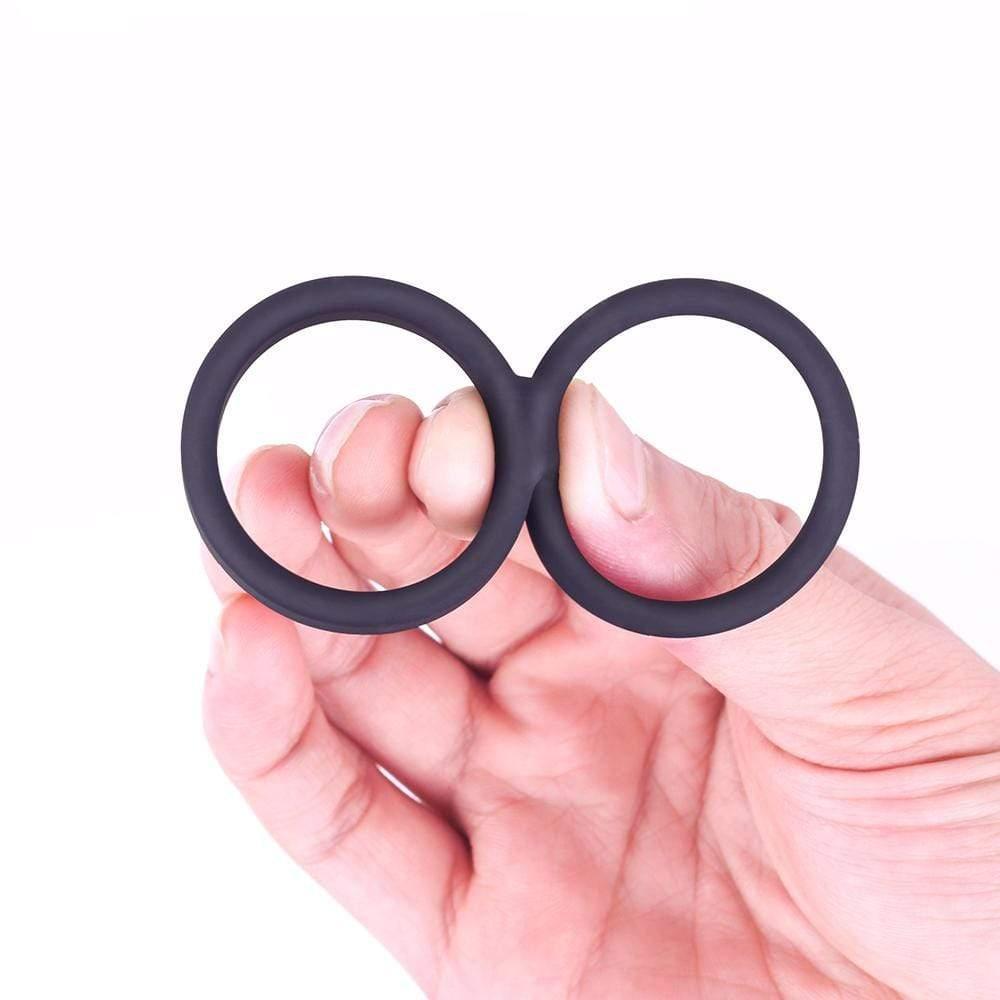 S-HANDE Silicone Erection Enhancing Dual Penis Ring - Xoxomoving