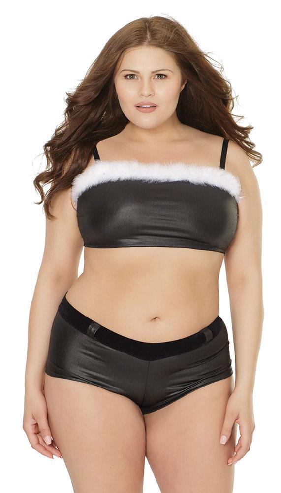 Santa's Sexy Helper Top & Booty Short Set - Xoxomoving