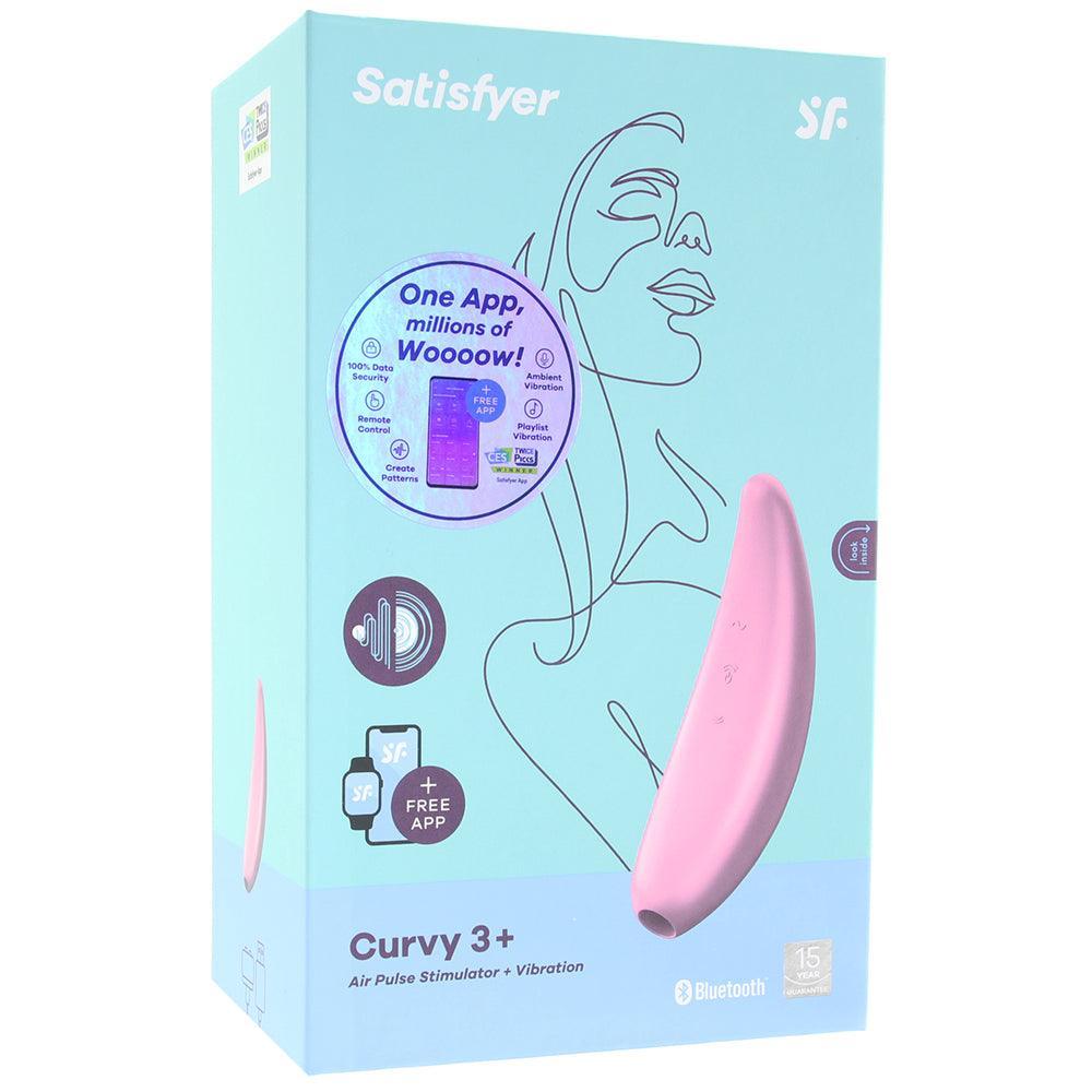 Satisfyer Curvy 3+ Air Pulse Stimulator - Xoxomoving