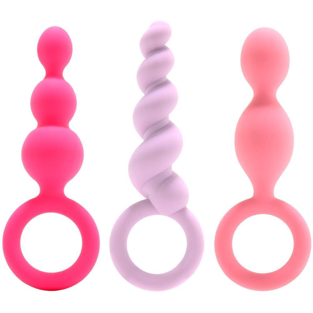 Satisfyer Plugs Silicone 3 Piece Set - Xoxomoving