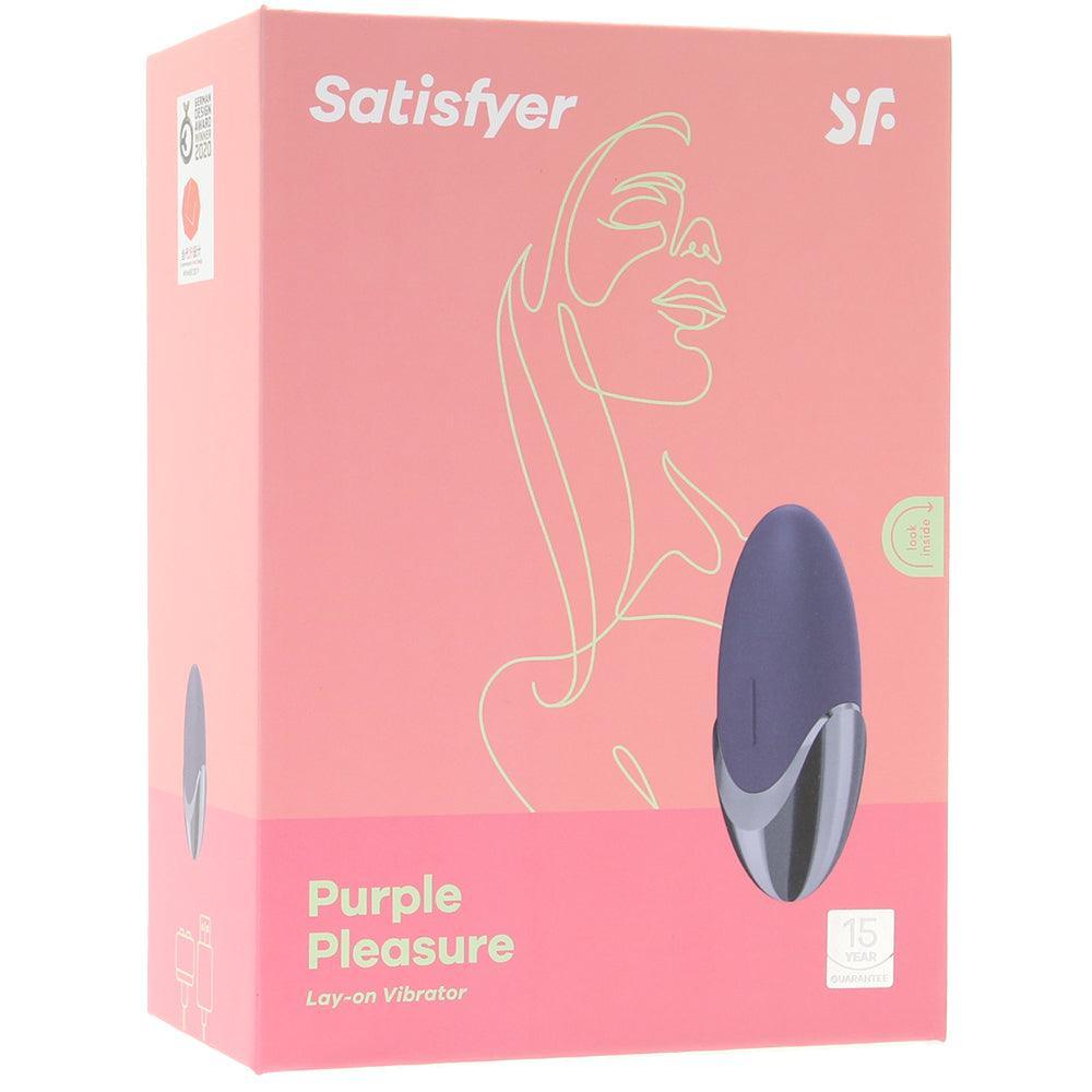 Satisfyer Purple Pleasure Lay-On Vibrator - Xoxomoving