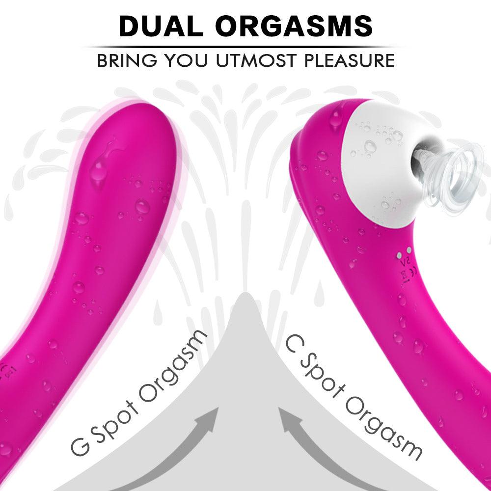 Savor Air Pressure Clitoral Stimulator - 10 Sucking Modes & 9 Vibration Patterns - Xoxomoving