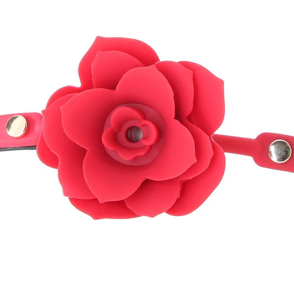 Secret Kisses Bloom Rose Ball Gag - Xoxomoving