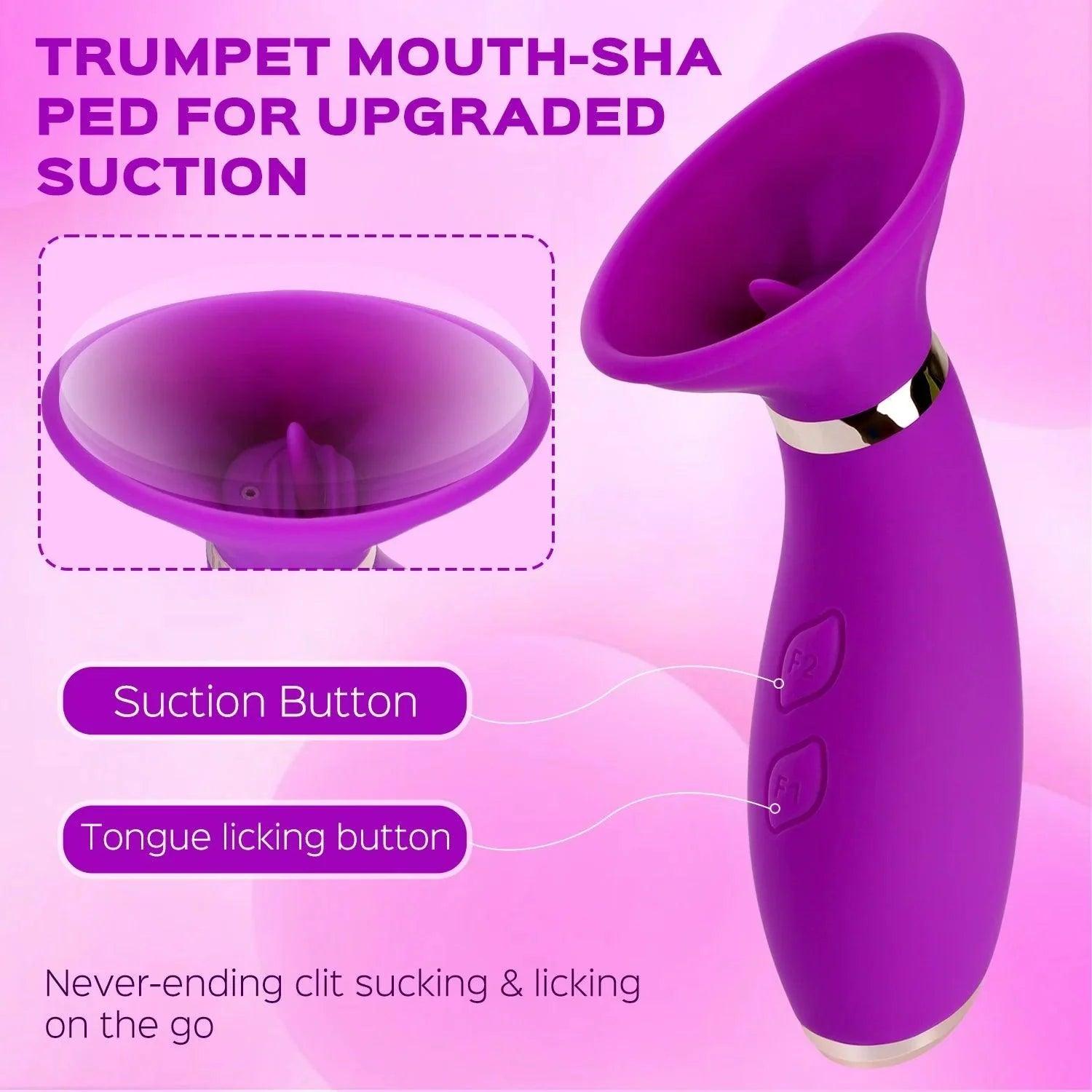 Seduction - Stimulation Suction Vibrator - Xoxomoving