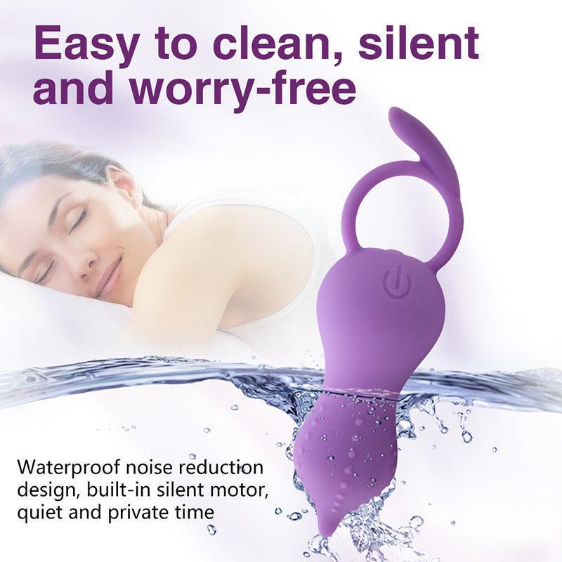 Sensation Bliss: 10-Frequency Vibrator Nipple Stimulator Jump Eggs (Waterproof) - Xoxomoving