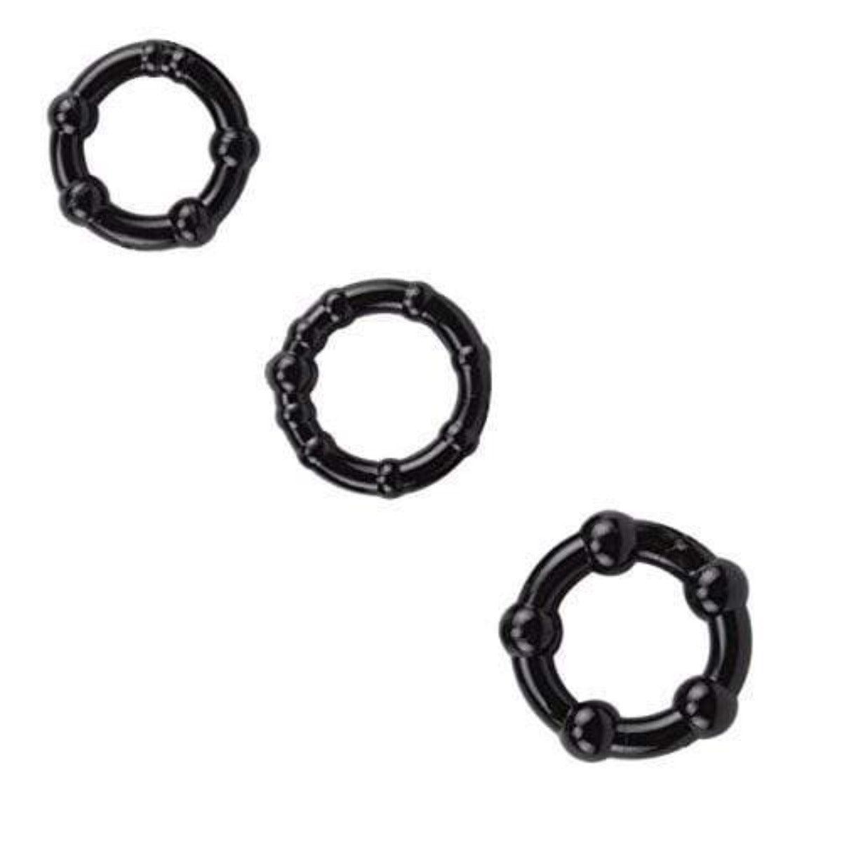 Set Of 3 Erection Stacking Cock Ring - Xoxomoving