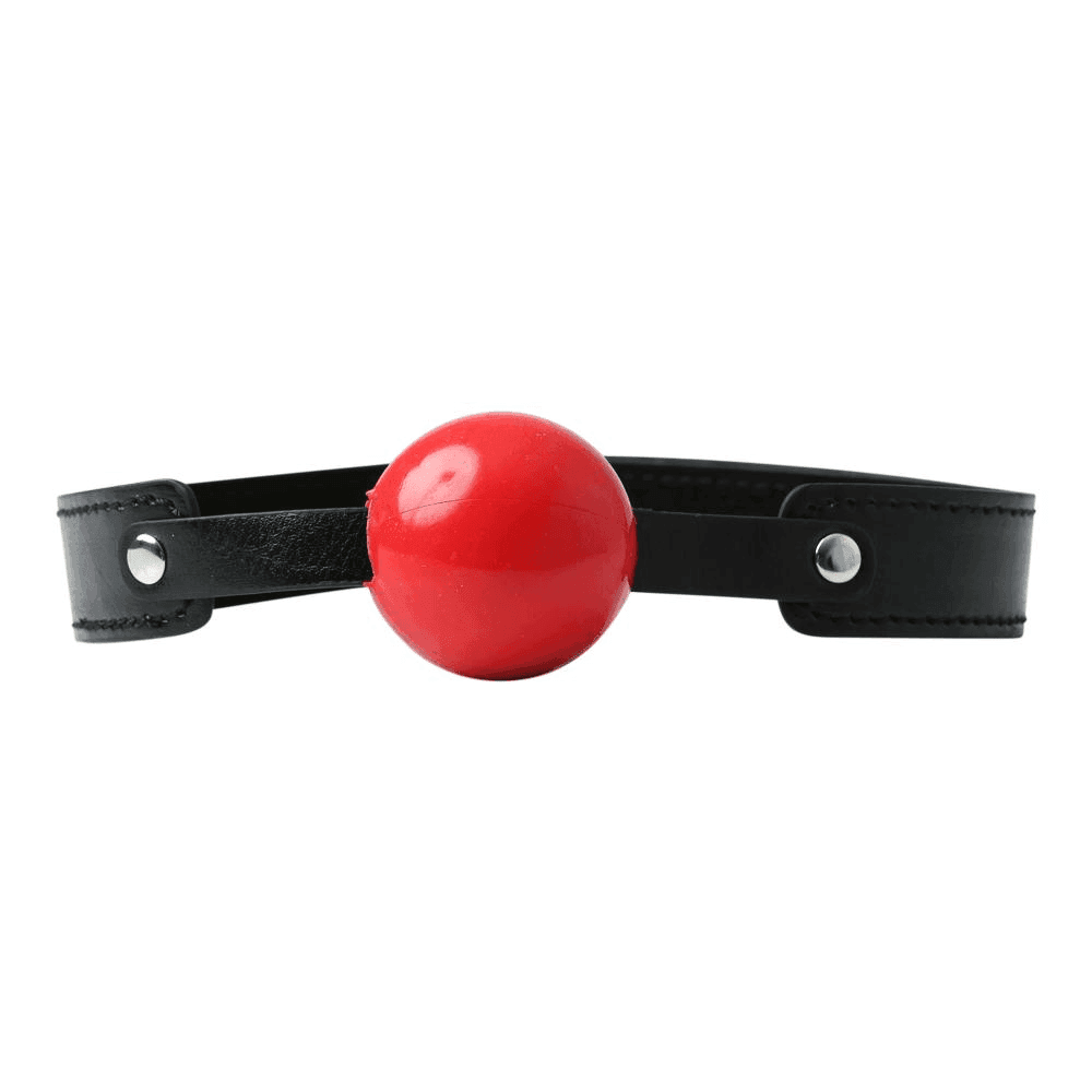 Sex And Mischief Solid Red Ball Gag - Xoxomoving