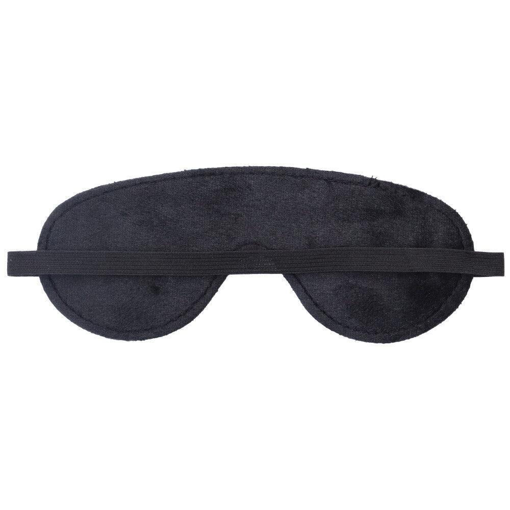 Sexy Faux Leather Bondage Blindfold - Xoxomoving