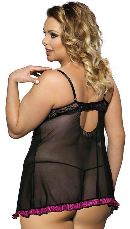 Sexy Sheer Babydoll - Three Sizes Available - Xoxomoving