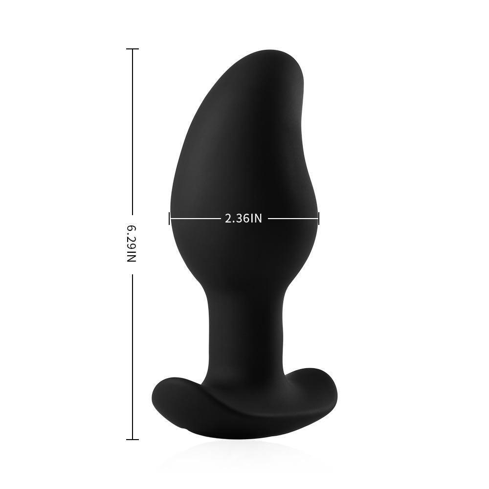 Silicone E-Stim Vibration Remote Anal Massager - Xoxomoving