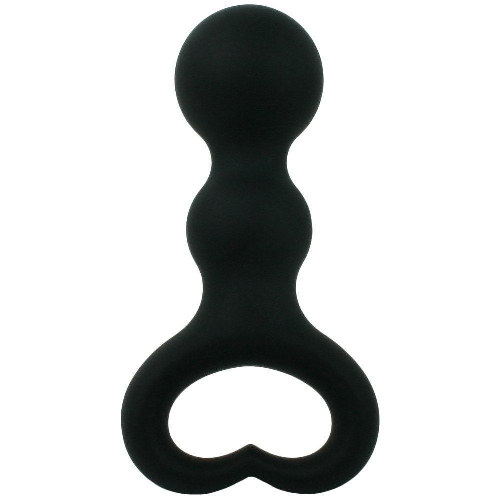 Silicone Heart Beaded Anal Plug - Silky Smooth! - Xoxomoving