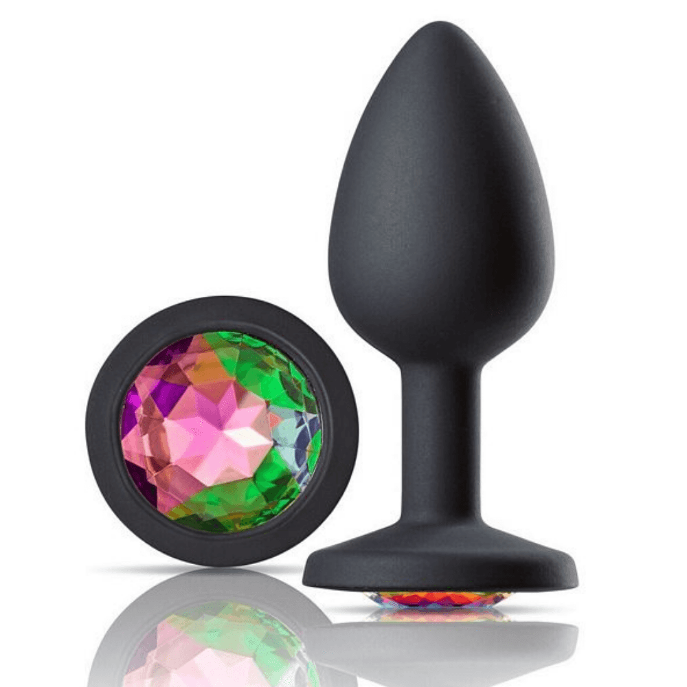 Silicone Jeweled Anal Plug - Perfect For Beginners! - Xoxomoving