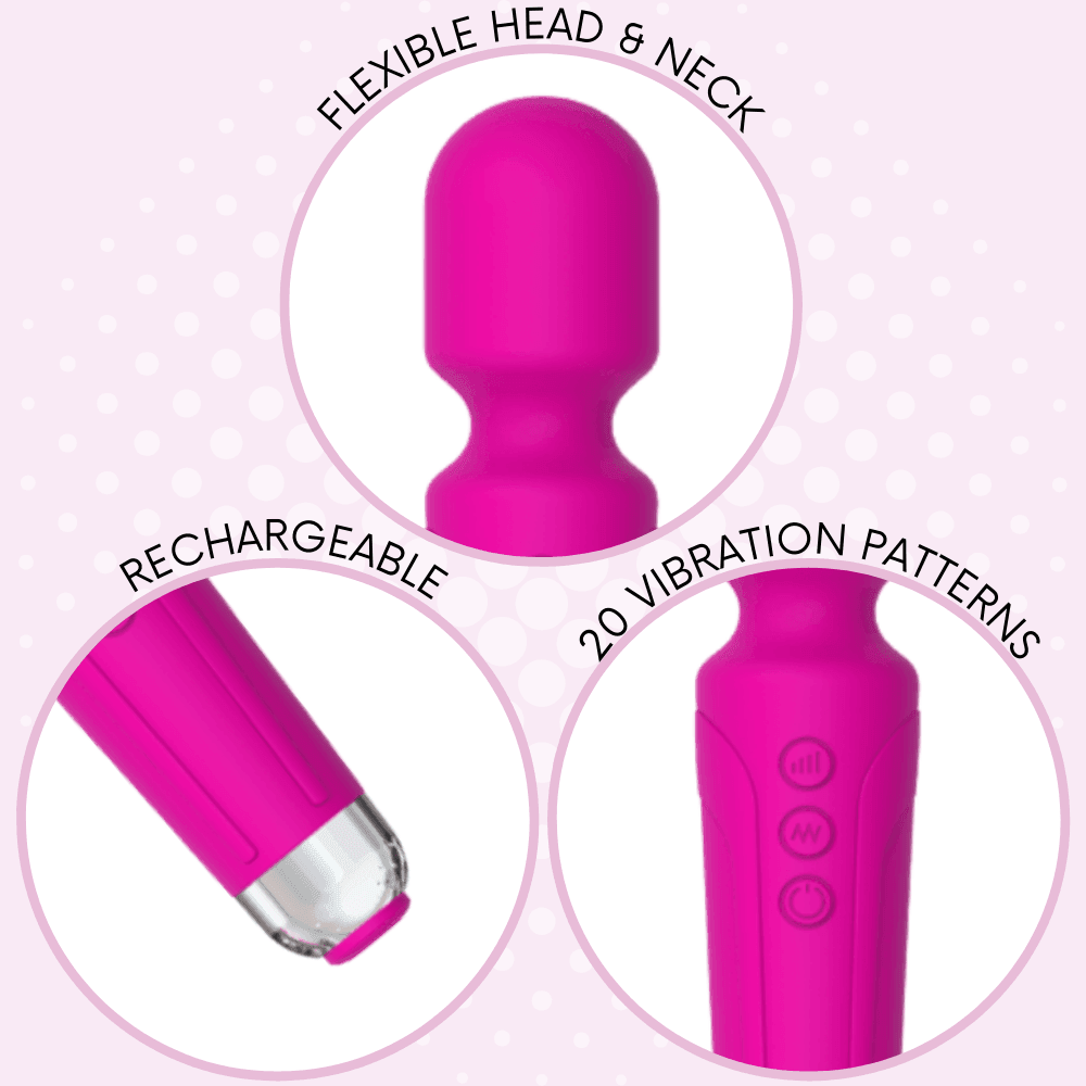 Silicone Power Wand Massager - Xoxomoving