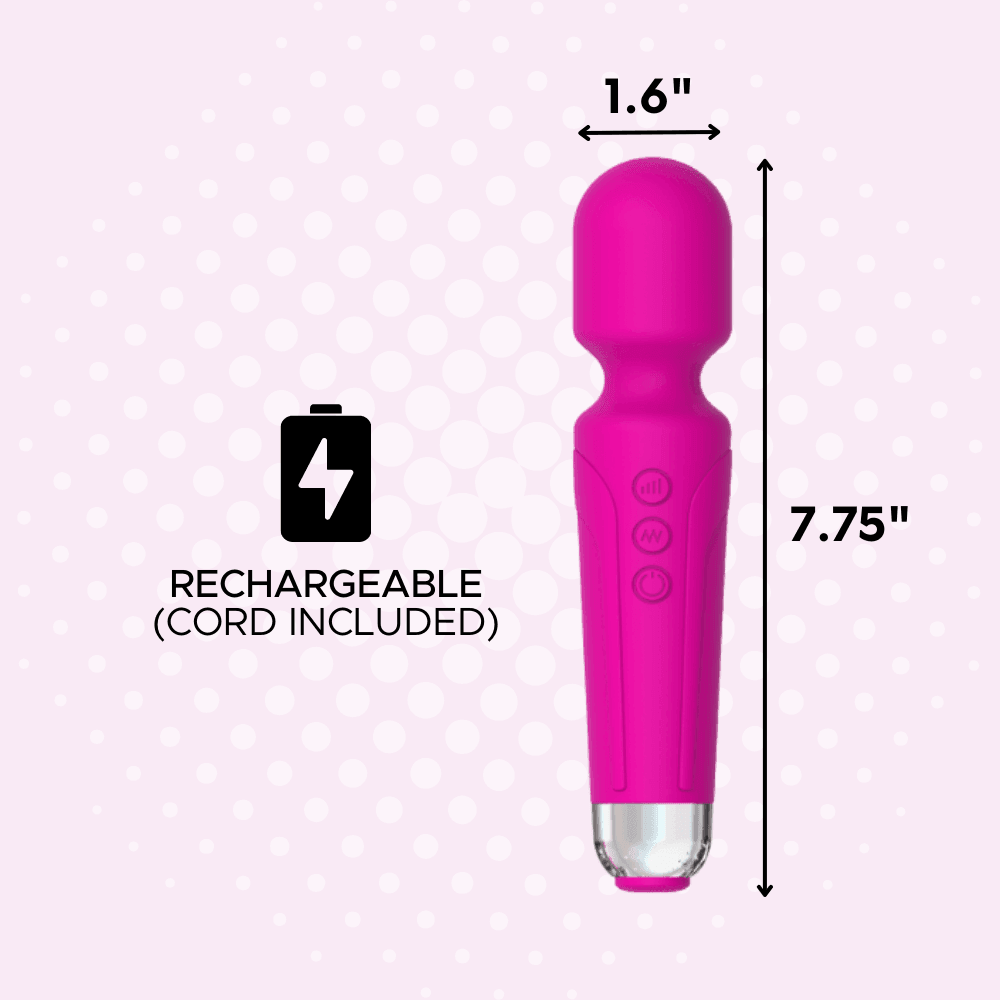 Silicone Power Wand Massager - Xoxomoving