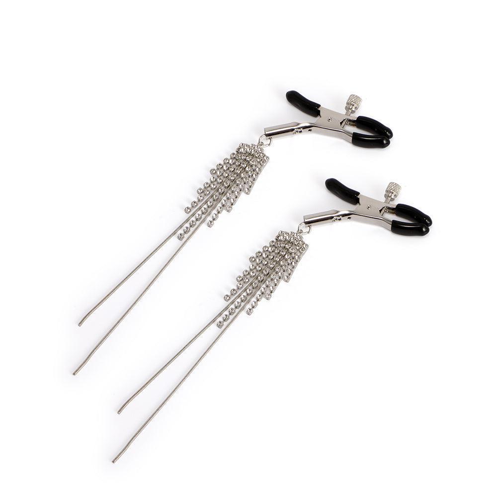 Silver Tassel Nipple Clamps - Xoxomoving