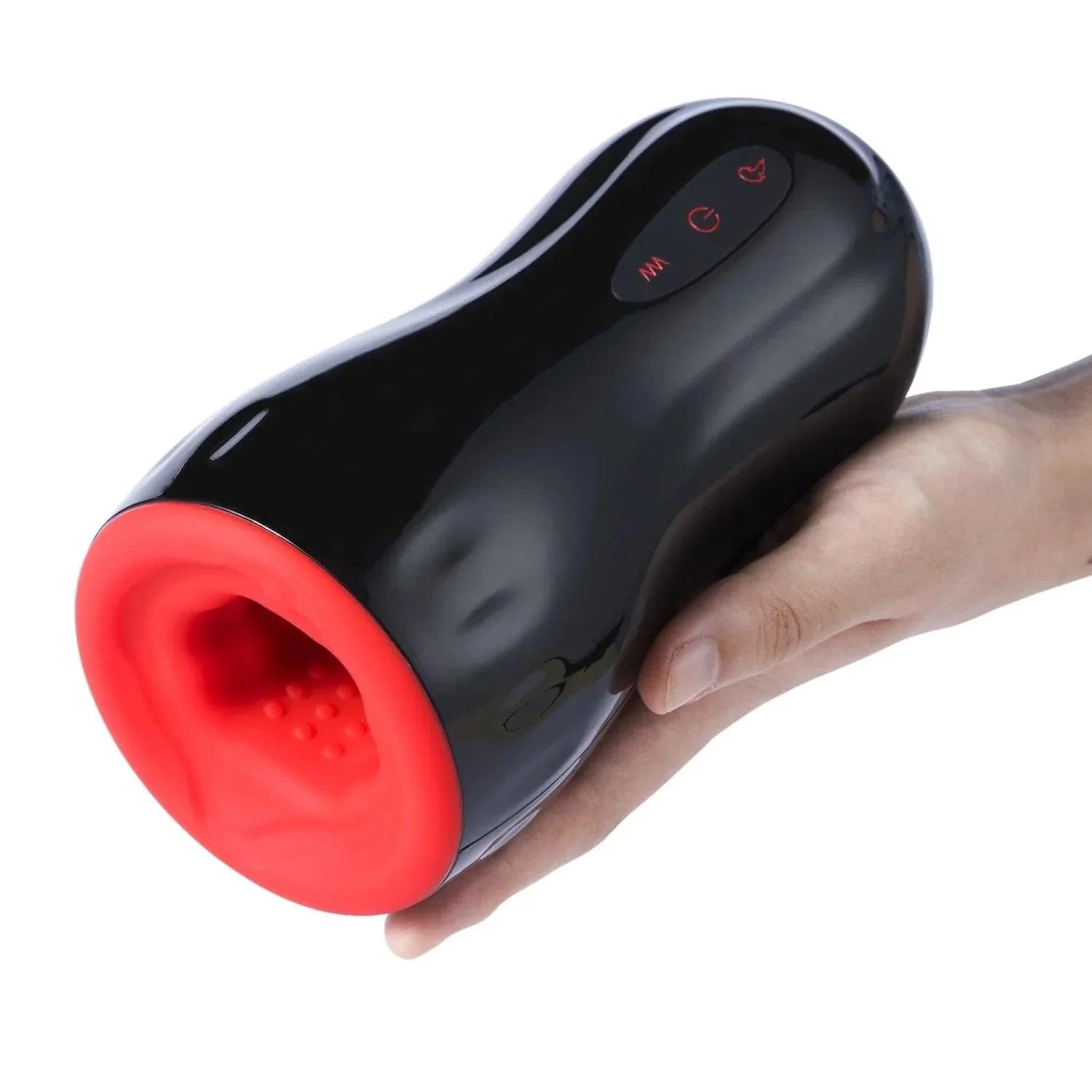 Sleek Vibrating Male Masturbator Cup - Lightweight & Warming Feature - Xoxomoving