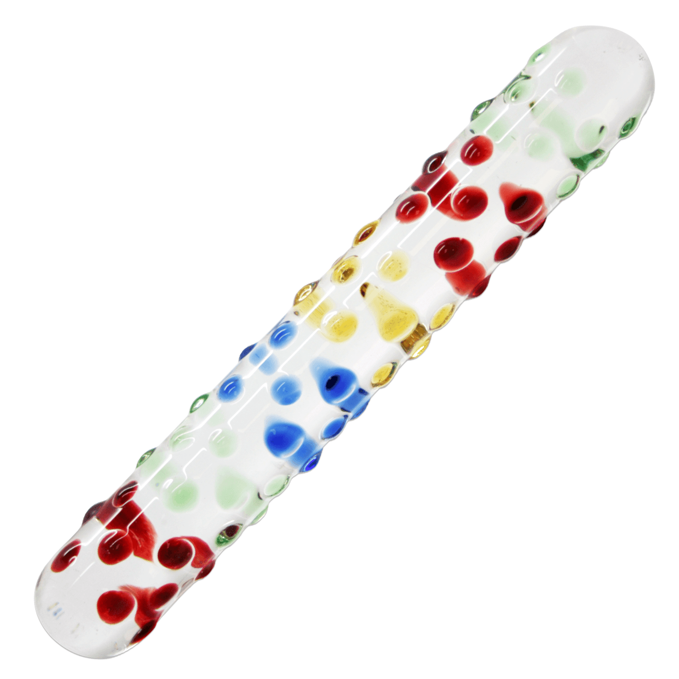 Smooth Nubby Glass G-Spot Dildo - Xoxomoving