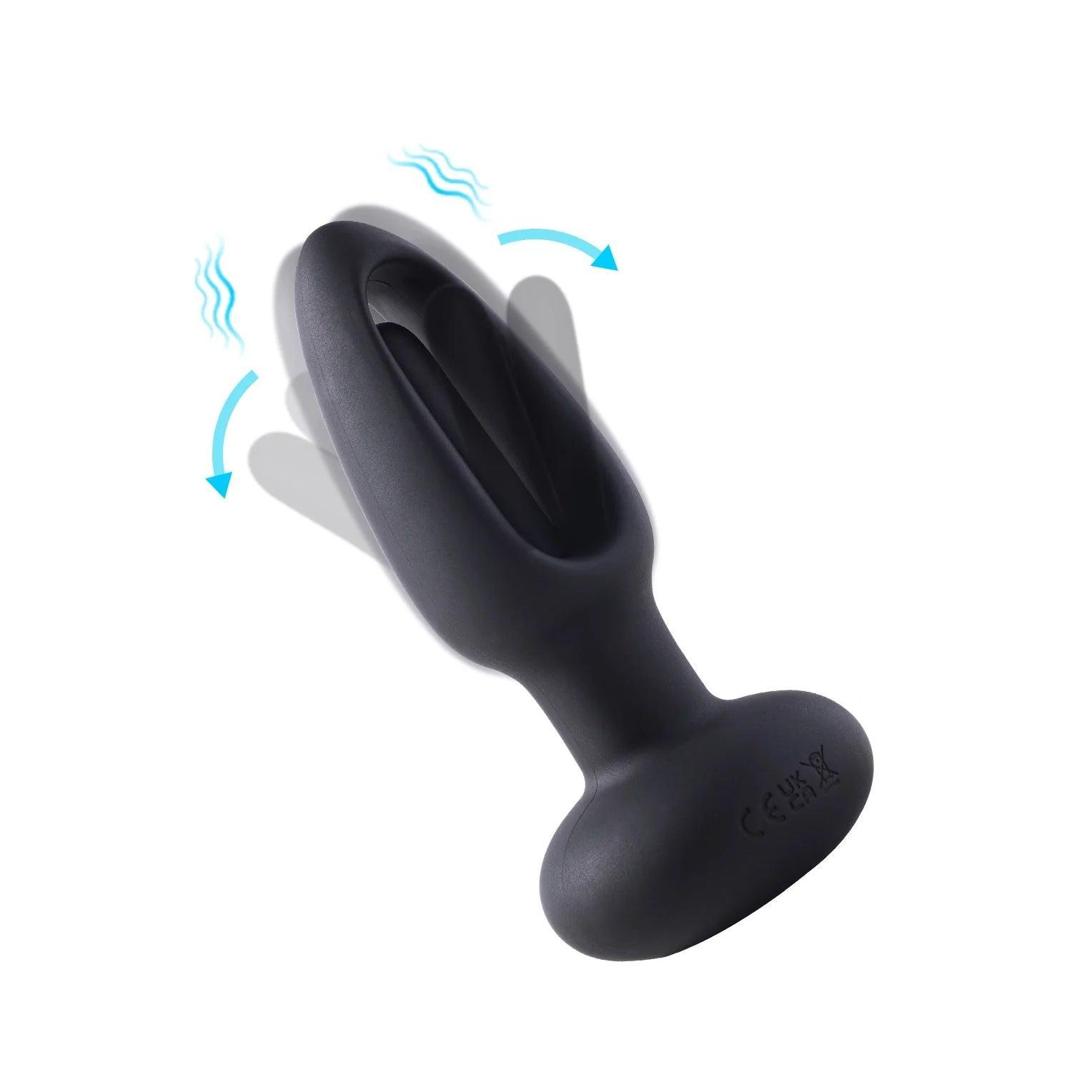 SNUGGY Flapping Butt Sex Toy Vibrating Anal Plug - Xoxomoving