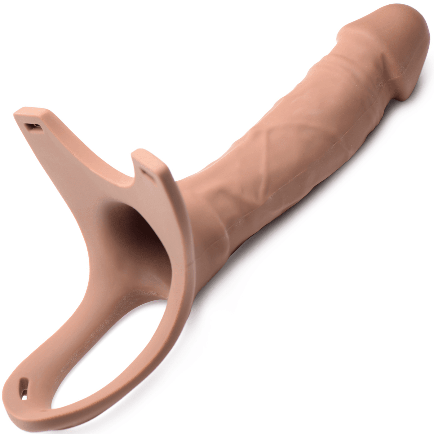 Soft Silicone Hollow Strap-On Dildo for Enhanced Erection and Stamina - Xoxomoving