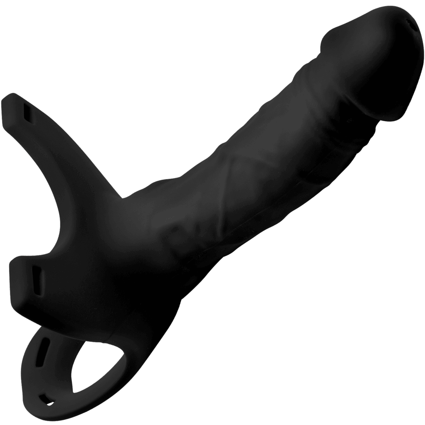 Soft Silicone Hollow Strap-On Dildo for Enhanced Erection and Stamina - Xoxomoving