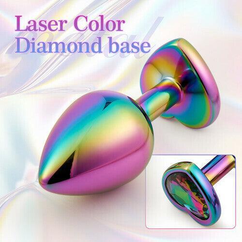 Sparkling Pleasure: Felton Laser Color Diamond Anal Plug Set - Xoxomoving