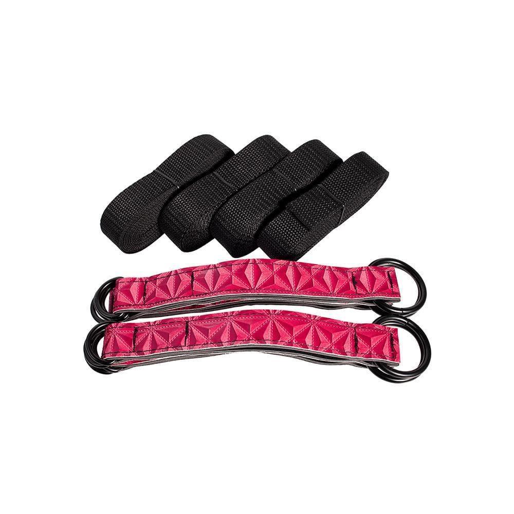 Strap Me Down - Bed Restraints Kit - Pink - Xoxomoving