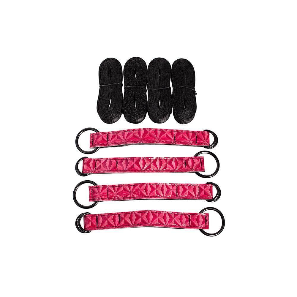 Strap Me Down - Bed Restraints Kit - Pink - Xoxomoving