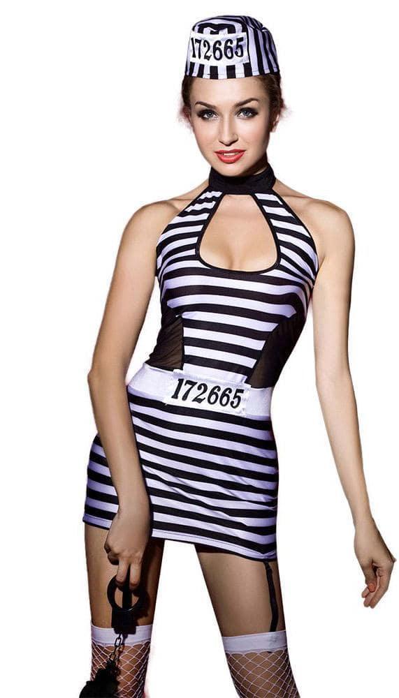 Striped Prisoner Costume - Xoxomoving