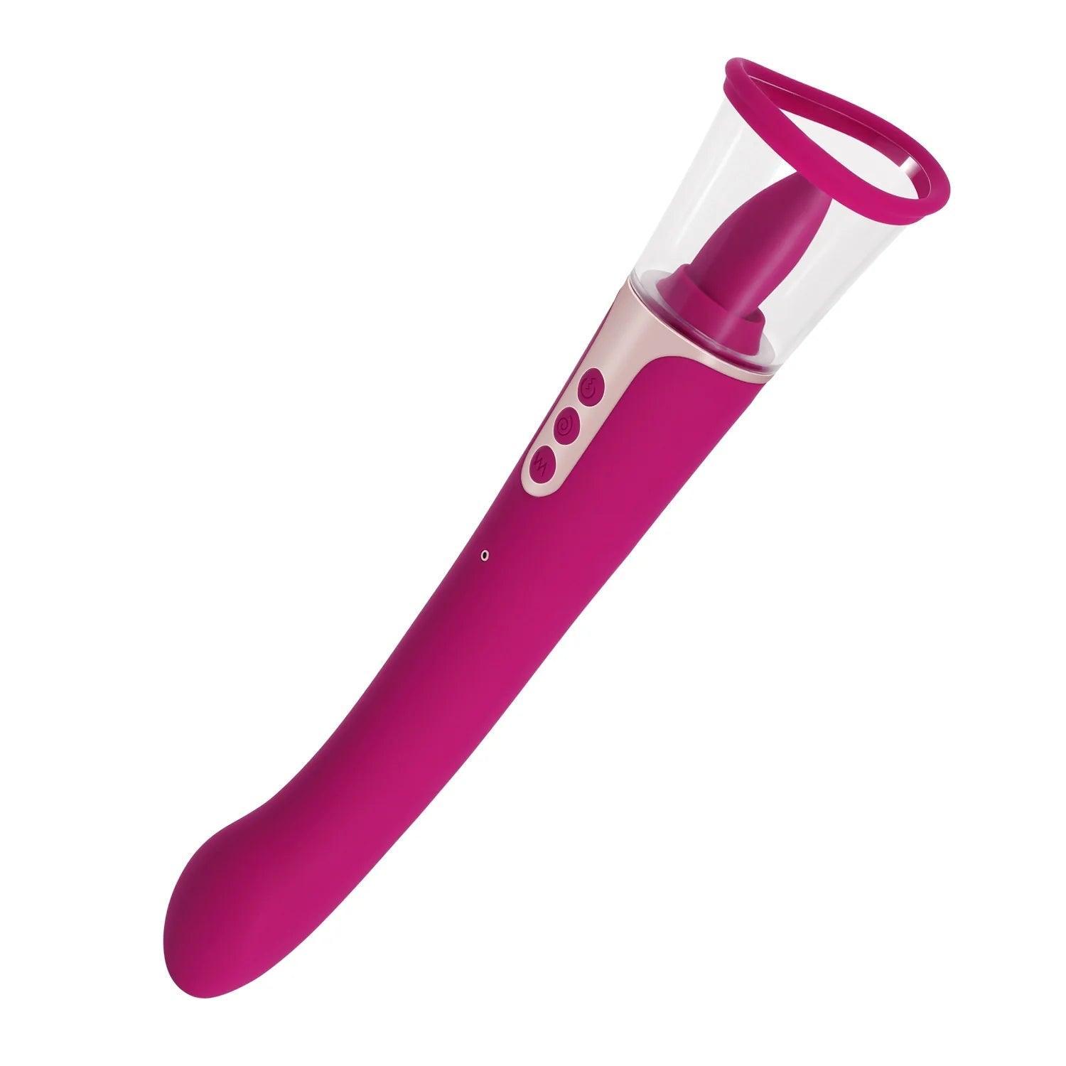 Succion 3-in-1 Clitoral Sucking G-Spot Vibrator - Ultimate Pleasure Experience - Xoxomoving