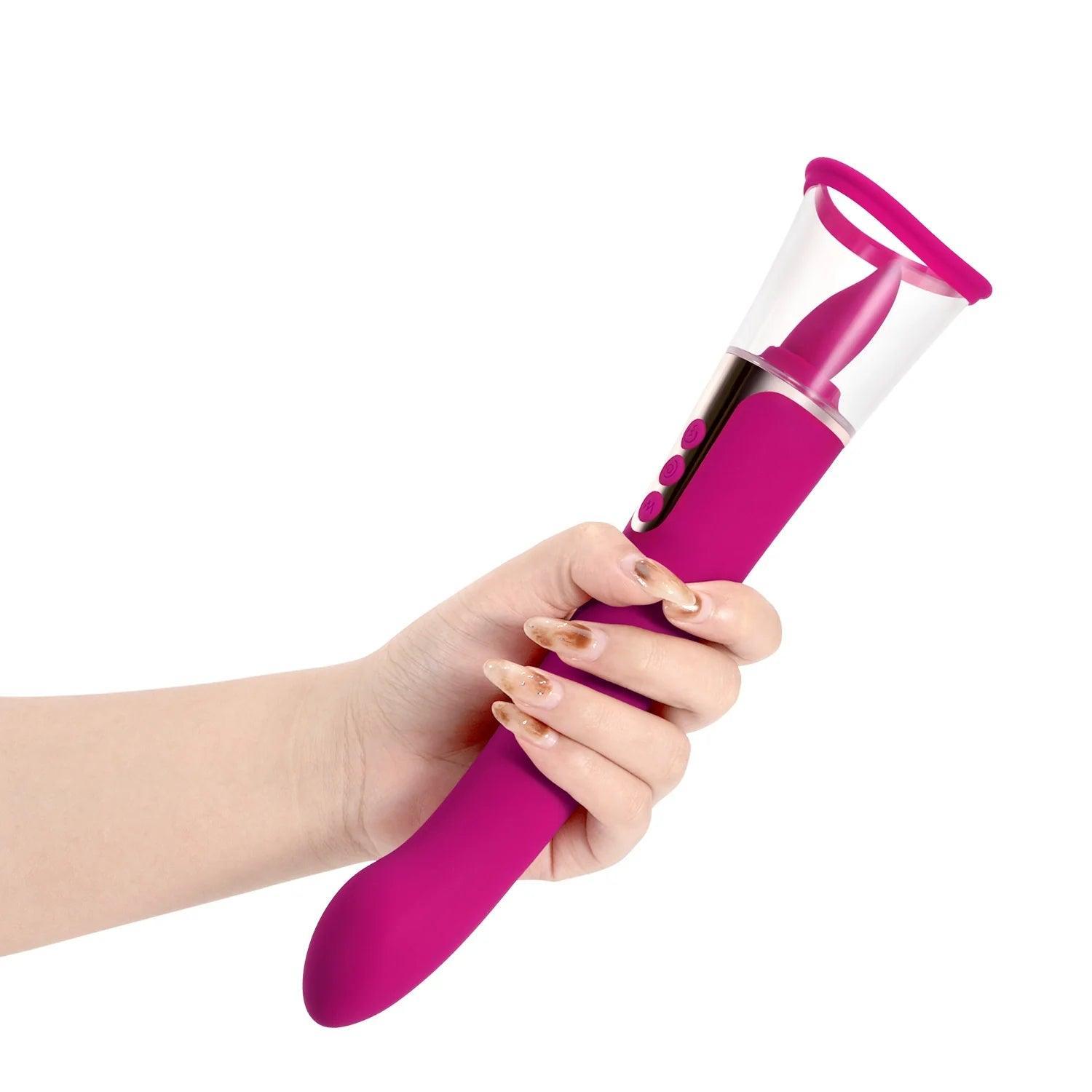 Succion 3-in-1 Clitoral Sucking G-Spot Vibrator - Ultimate Pleasure Experience - Xoxomoving