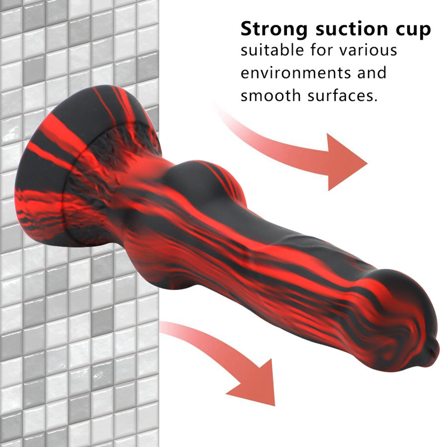 7 Inch Silicone Knot Dog Dildo Xoxomoving