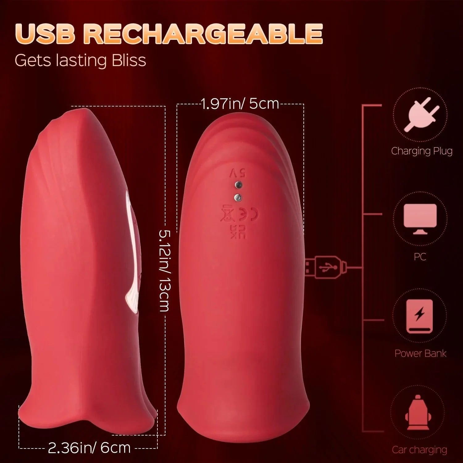 Super Strong Vibrating Clit Tickler Biting Oral Sex Toy - Rosella - Xoxomoving