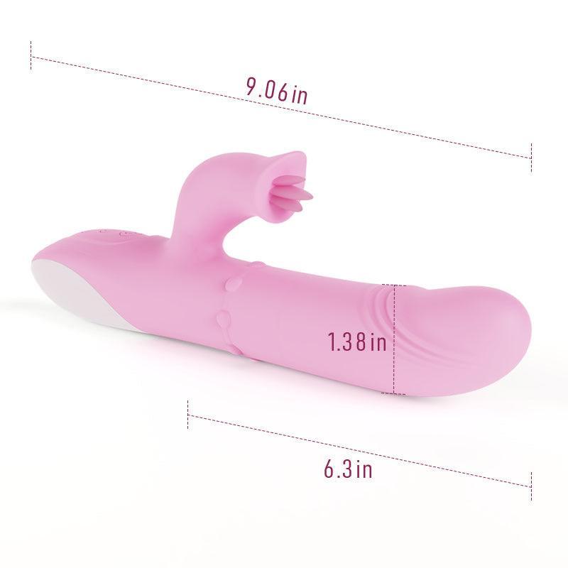 Sweetie G-Spot Vibrator with Clit Licker - Xoxomoving