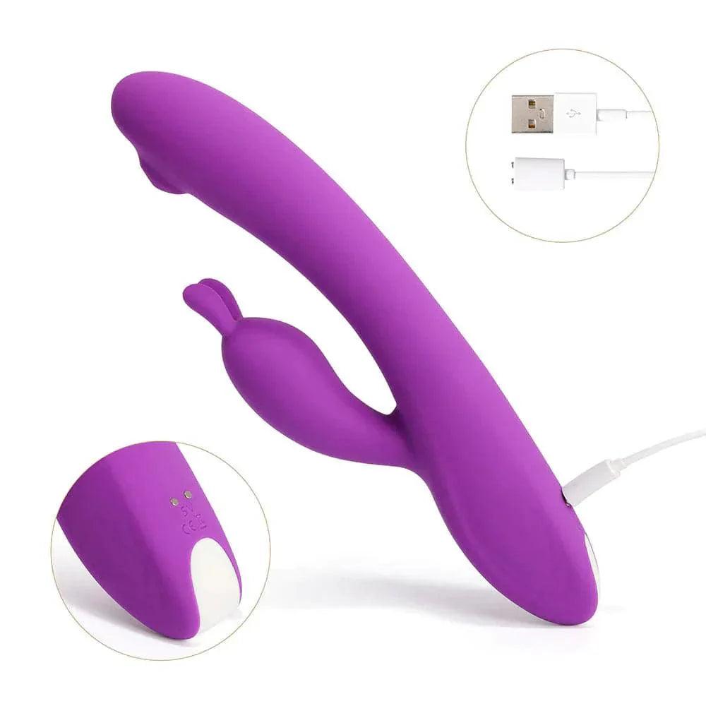 Sweetie Rabbit Vibrator - Clitoral Fireworks and G-Spot Stimulation - Xoxomoving