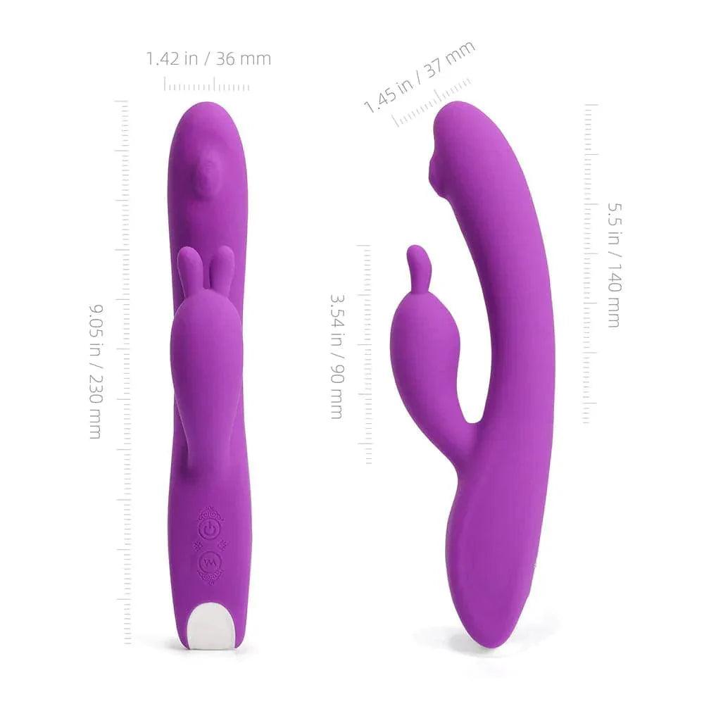 Sweetie Rabbit Vibrator - Clitoral Fireworks and G-Spot Stimulation - Xoxomoving