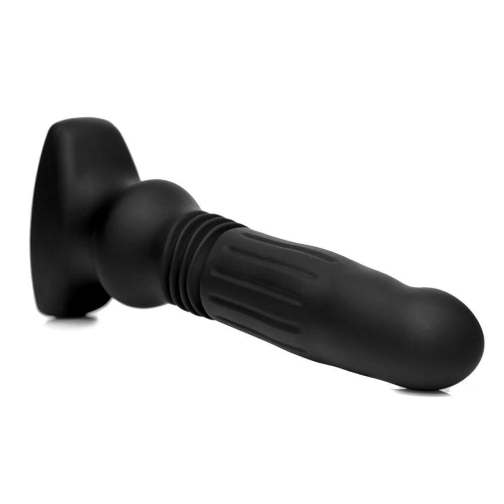 Swelling & Thrusting Silicone Butt Plug with Remote Control - Xoxomoving