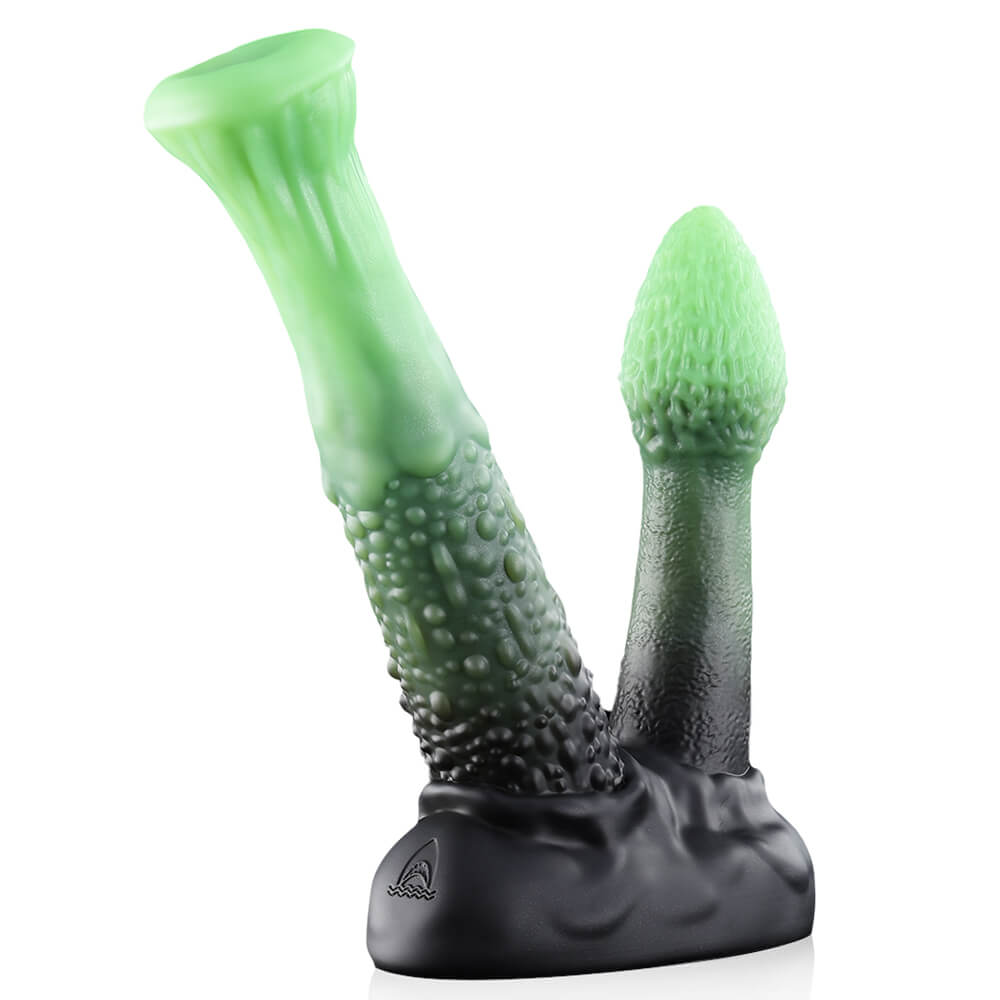 Alien Mushroom Dual Shaft Dildo for Fantasy Double Stimulation Xoxomoving