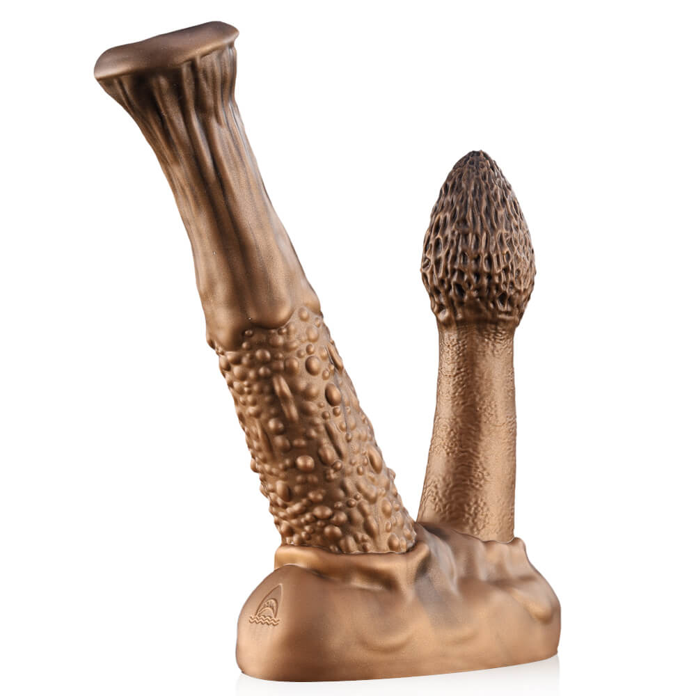 Alien Mushroom Dual Shaft Dildo for Fantasy Double Stimulation Xoxomoving