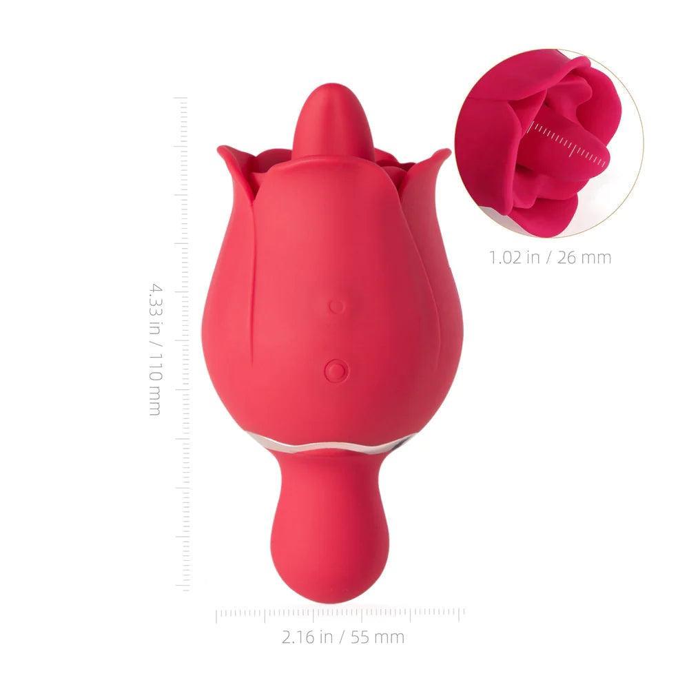 Sylvia Tongue Licking Rose Vibrator: Sensual Pleasure at Your Command - Xoxomoving