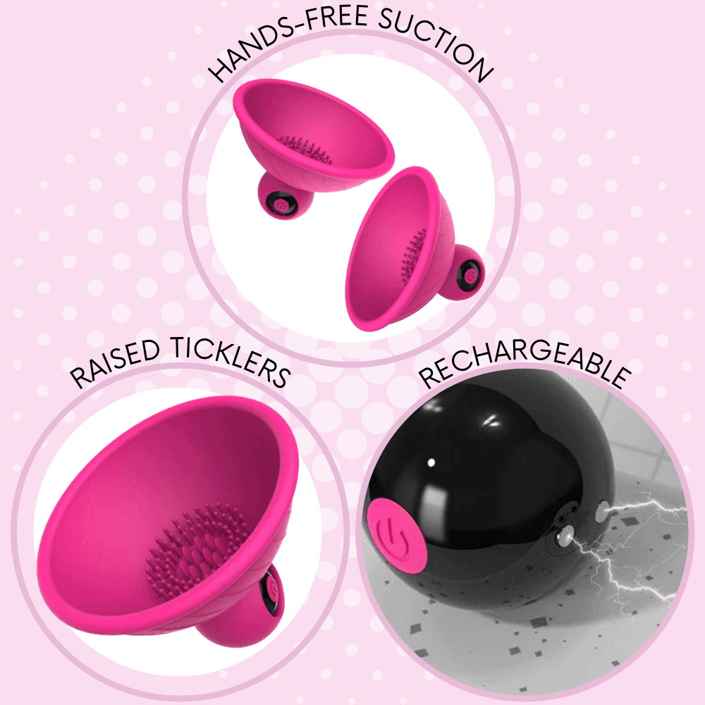 Taza Wireless Vibrating Nipple Sucker Set - Xoxomoving