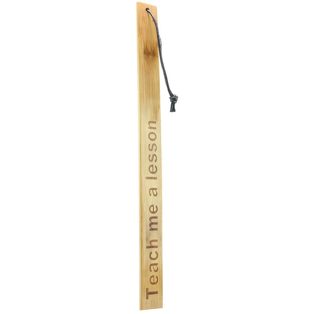 Teach Me a Lesson Bamboo Paddle - Xoxomoving