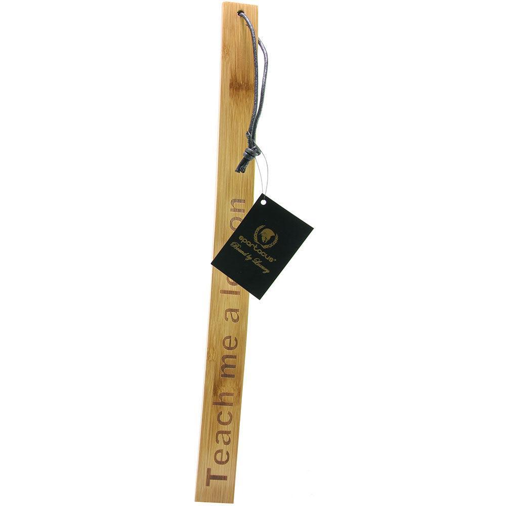 Teach Me a Lesson Bamboo Paddle - Xoxomoving